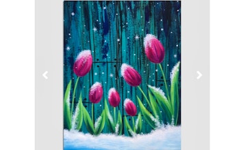 Paint Nite: Frosted Fuchsia Tulips